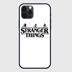 Чехол для iPhone 12 Pro Max STRANGER THINGS, цвет: 3D-черный