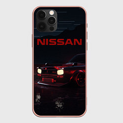 Чехол для iPhone 12 Pro Max NISSAN, цвет: 3D-светло-розовый