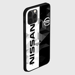 Чехол для iPhone 12 Pro Max NISSAN, цвет: 3D-черный — фото 2