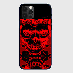 Чехол для iPhone 12 Pro Max Iron Maiden, цвет: 3D-черный