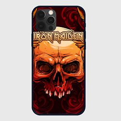 Чехол для iPhone 12 Pro Max Iron Maiden, цвет: 3D-черный