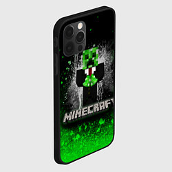 Чехол для iPhone 12 Pro Max MINECRAFT, цвет: 3D-черный — фото 2