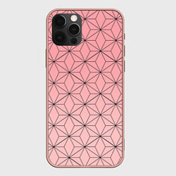 Чехол для iPhone 12 Pro Max NEZUKO KAMADO, цвет: 3D-светло-розовый