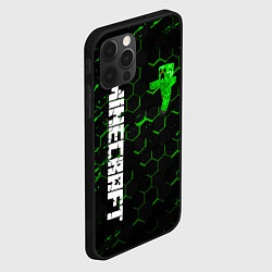 Чехол для iPhone 12 Pro Max MINECRAFT, цвет: 3D-черный — фото 2