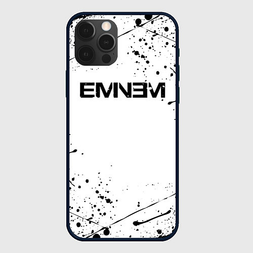 Чехол iPhone 12 Pro Max EMINEM / 3D-Черный – фото 1