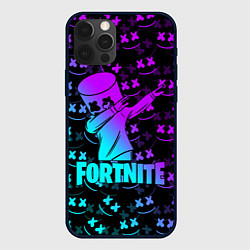 Чехол для iPhone 12 Pro Max FORTNITE X MARSHMELLO, цвет: 3D-черный