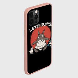 Чехол для iPhone 12 Pro Max TOTORO, цвет: 3D-светло-розовый — фото 2