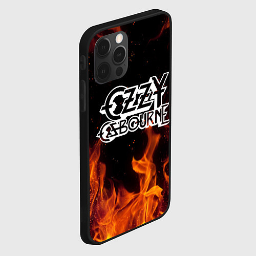 Чехол iPhone 12 Pro Max Ozzy Osbourne / 3D-Черный – фото 2