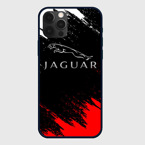 Чехол iPhone 12 Pro Max Jaguar / 3D-Черный – фото 1