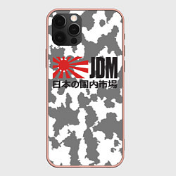 Чехол для iPhone 12 Pro Max JDM Style, цвет: 3D-светло-розовый