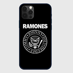 Чехол для iPhone 12 Pro Max RAMONES, цвет: 3D-черный