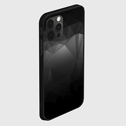 Чехол для iPhone 12 Pro Max GRAY GEOMETRY, цвет: 3D-черный — фото 2