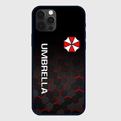 Чехол для iPhone 12 Pro Max UMBRELLA CORP, цвет: 3D-черный