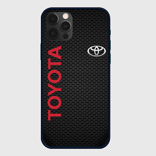 Чехол iPhone 12 Pro Max TOYOTA / 3D-Черный – фото 1