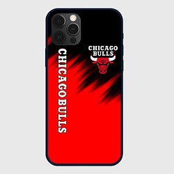 Чехол для iPhone 12 Pro Max CHICAGO BULLS, цвет: 3D-черный