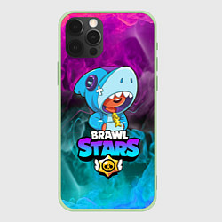 Чехол iPhone 12 Pro Max BRAWL STARS LEON SHARK