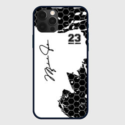 Чехол для iPhone 12 Pro Max Michael Jordan 23, цвет: 3D-черный