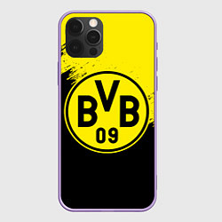 Чехол для iPhone 12 Pro Max BORUSSIA, цвет: 3D-сиреневый