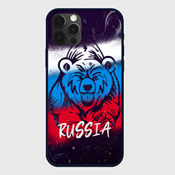 Чехол для iPhone 12 Pro Max Russia Bear, цвет: 3D-черный