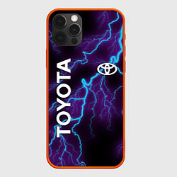 Чехол для iPhone 12 Pro Max TOYOTA, цвет: 3D-красный