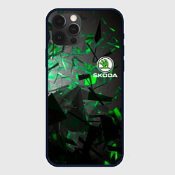 Чехол для iPhone 12 Pro Max SKODA, цвет: 3D-черный