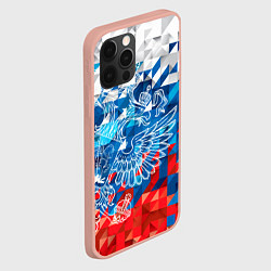 Чехол для iPhone 12 Pro Max Россия, цвет: 3D-светло-розовый — фото 2