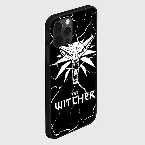 Чехол iPhone 12 Pro Max The Witcher / 3D-Черный – фото 2