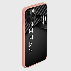 Чехол для iPhone 12 Pro Max The Witcher, цвет: 3D-светло-розовый — фото 2
