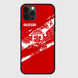 Чехол для iPhone 12 Pro Max Russia, цвет: 3D-черный