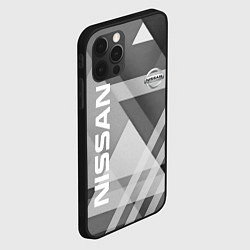 Чехол для iPhone 12 Pro Max NISSAN, цвет: 3D-черный — фото 2