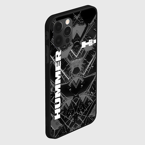 Чехол iPhone 12 Pro Max HUMMER / 3D-Черный – фото 2