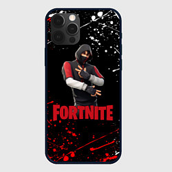 Чехол для iPhone 12 Pro Max FORTNITE x IKONIK, цвет: 3D-черный