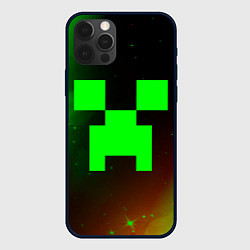 Чехол для iPhone 12 Pro Max MINECRAFT МАЙНКРАФТ, цвет: 3D-черный