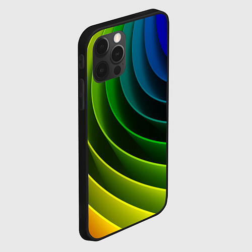 Чехол iPhone 12 Pro Max Color 2058 / 3D-Черный – фото 2