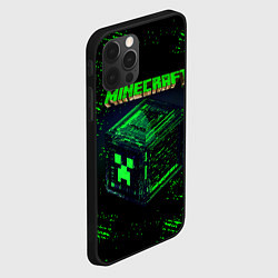 Чехол для iPhone 12 Pro Max MINECRAFT, цвет: 3D-черный — фото 2