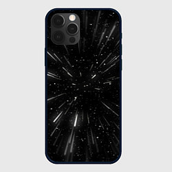 Чехол для iPhone 12 Pro Max 3D, Космос, цвет: 3D-черный
