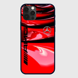 Чехол для iPhone 12 Pro Max MERCEDES, цвет: 3D-черный