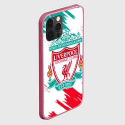 Чехол для iPhone 12 Pro Max LIVERPOOL, цвет: 3D-малиновый — фото 2