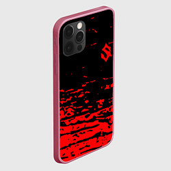 Чехол для iPhone 12 Pro Max Sabaton, цвет: 3D-малиновый — фото 2