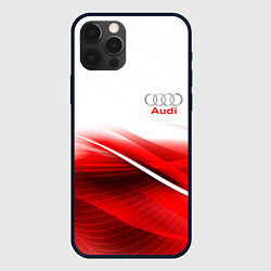 Чехол для iPhone 12 Pro Max AUDI, цвет: 3D-черный