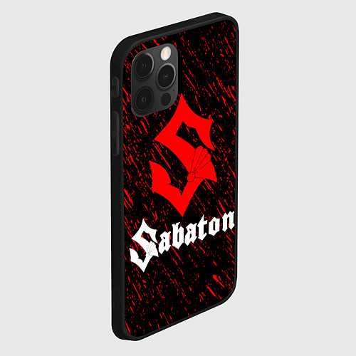 Чехол iPhone 12 Pro Max Sabaton / 3D-Черный – фото 2