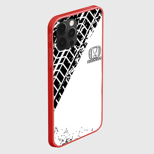 Чехол iPhone 12 Pro Max HONDA / 3D-Красный – фото 2