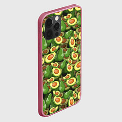 Чехол для iPhone 12 Pro Max Avocado, цвет: 3D-малиновый — фото 2
