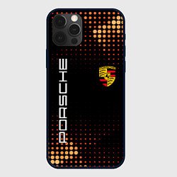 Чехол для iPhone 12 Pro Max PORSCHE, цвет: 3D-черный