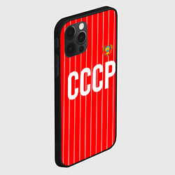 Чехол для iPhone 12 Pro Max Форма сборной СССР, цвет: 3D-черный — фото 2