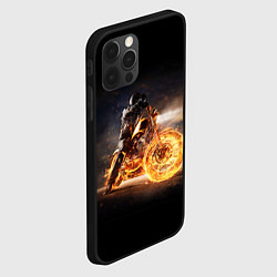Чехол для iPhone 12 Pro Max Fire racer, цвет: 3D-черный — фото 2