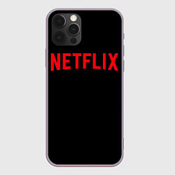 Чехол для iPhone 12 Pro Max NETFLIX, цвет: 3D-серый