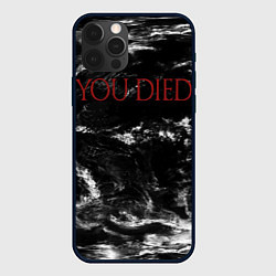 Чехол для iPhone 12 Pro Max YOU DIED, цвет: 3D-черный