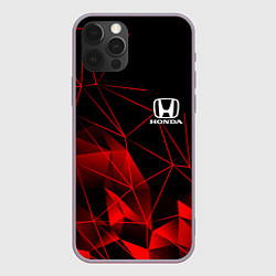 Чехол для iPhone 12 Pro Max HONDA, цвет: 3D-серый