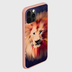 Чехол для iPhone 12 Pro Max Звездный Лев, цвет: 3D-светло-розовый — фото 2